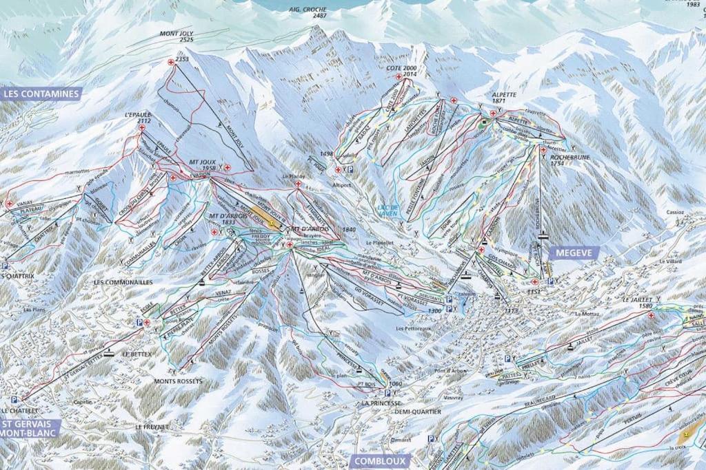 Apartament Kaban' Des Neiges Saint-Gervais-les-Bains Zewnętrze zdjęcie